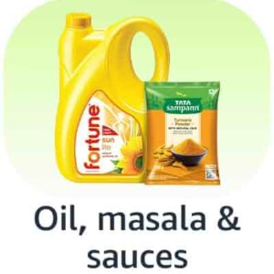 Oil, Masala & souce